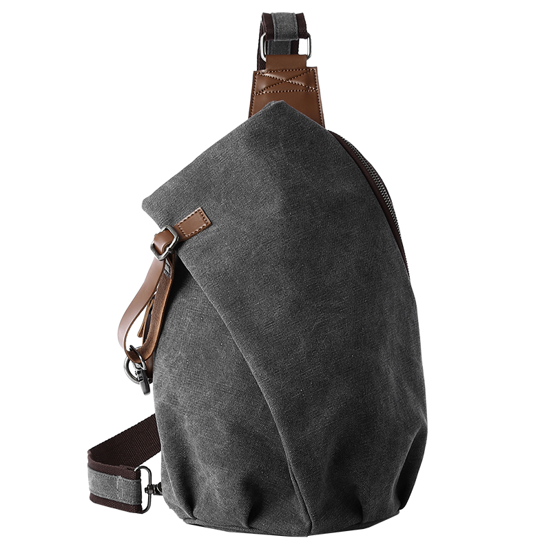 Canvas Backpack Casual - Tas Selempang Kanvas Retro Kapasitas Besar