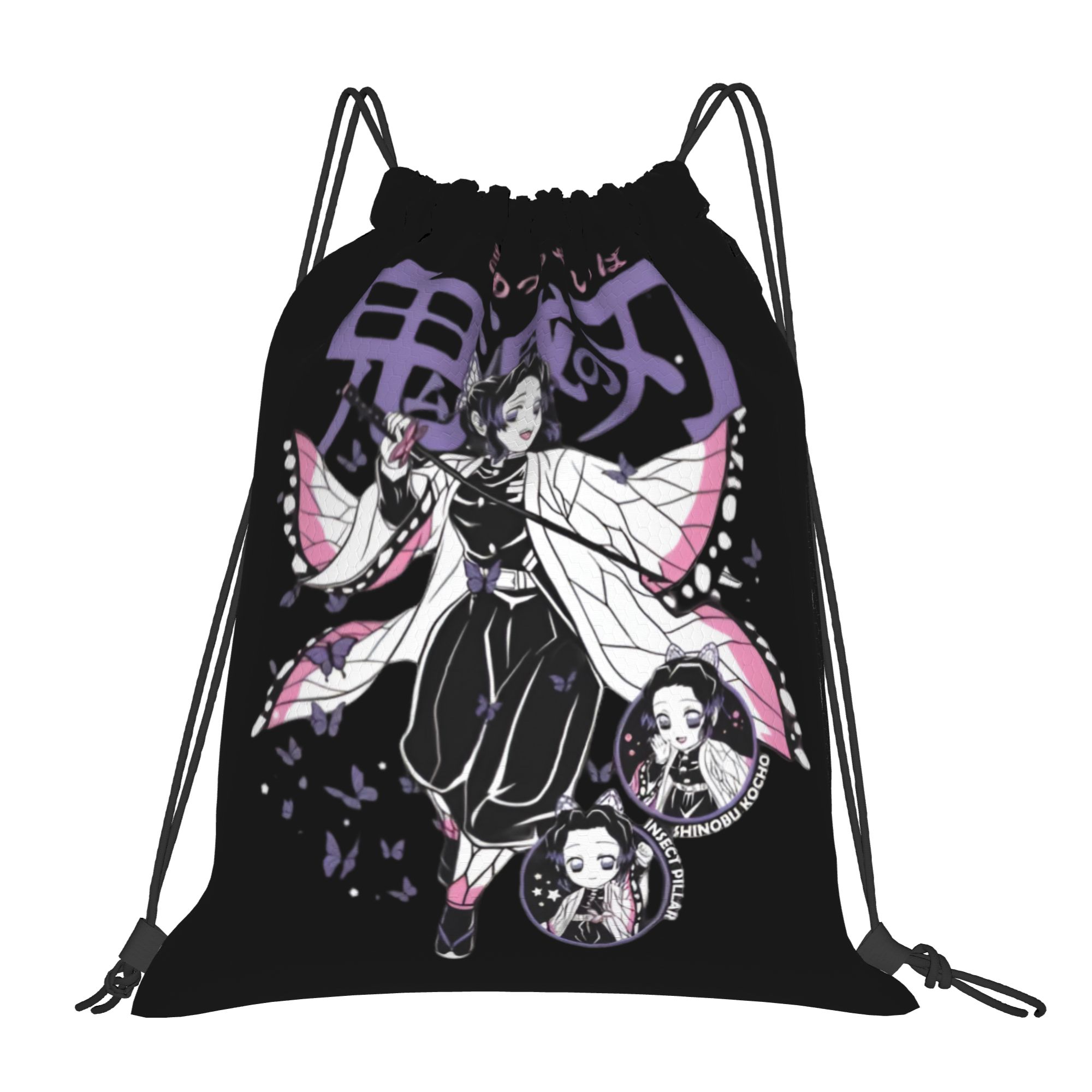 Drawstring Gym Bag - Tas Serut Demon Slayers Kustom untuk