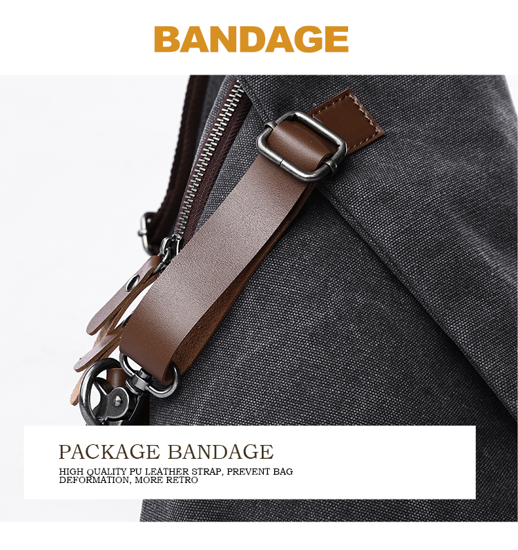 Tas Selempang Kanvas Retro Kap - Canvas Backpack Casual ulasan dan harga
