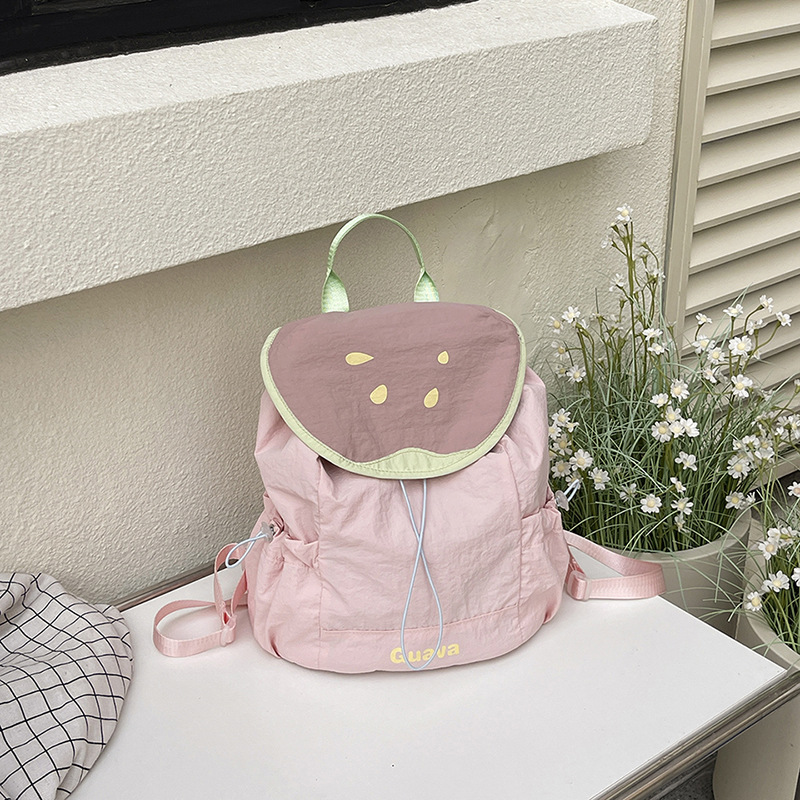 Ransel Kecil Dopamin Gambar Bu - Canvas Backpack Casual ulasan dan harga